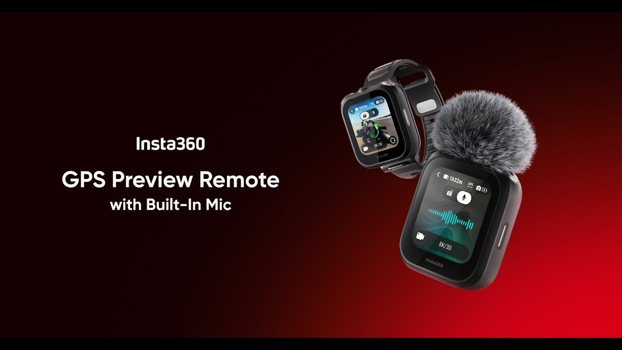 INSTA360 GPS Preview Remote With In-Built Mic 2
