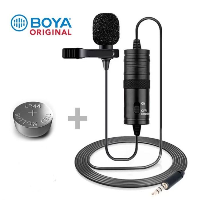 BOYA BY-M1BM Dual Omni-Directional Lavalier Wired Mic 2