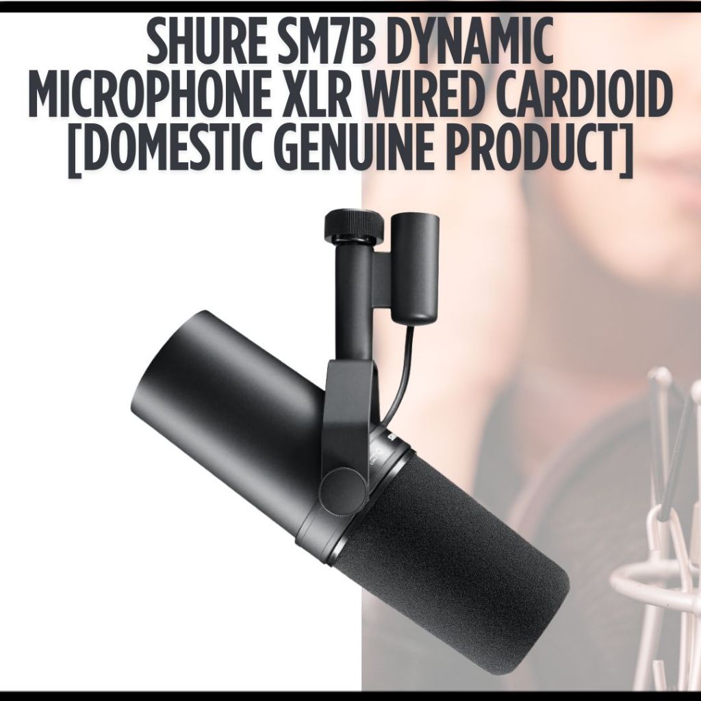 Shure SM7B Cardioid Dynamic legendary Vocal Wired Microphone 5
