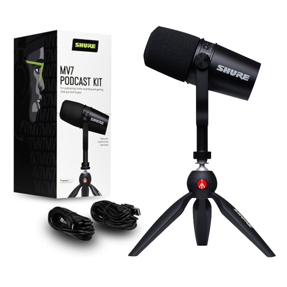 Shure MV7+ podcast Kit 2