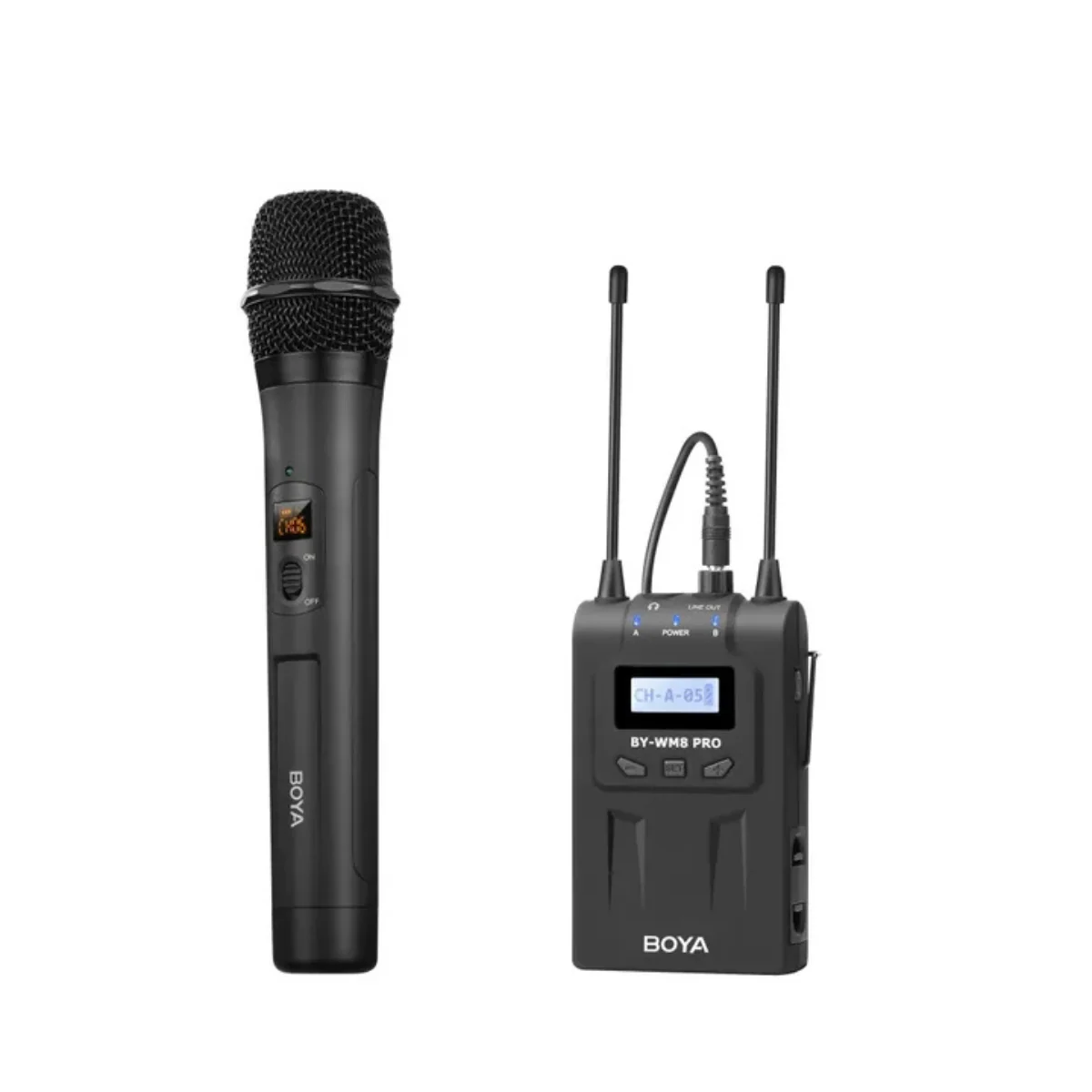 BOYA BY-WM8 PRO-K1 UHF Dual Channel Wireless Microphone 2