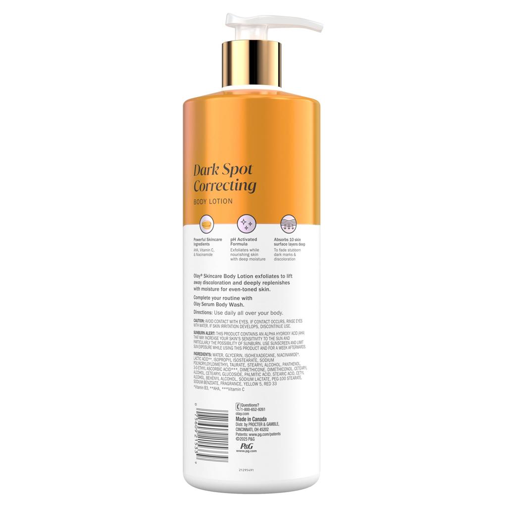 Olay Dark Spot Correcting Body Lotion with AHA, Vitamin C & Niacinamide – 502ml 2