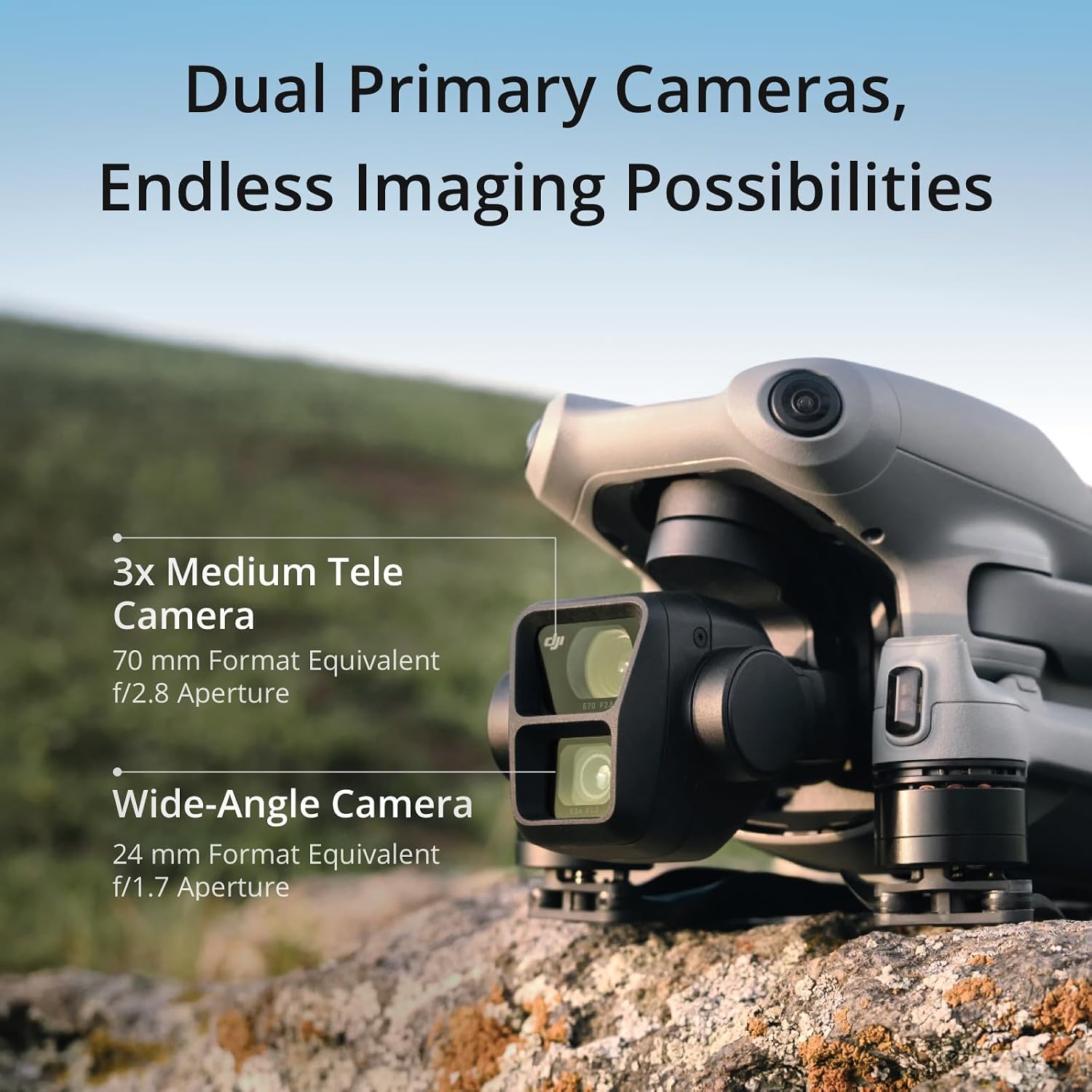 DJI Air 3 Fly More Combo With DJI RC 2 – Dual-Camera 4K Drone 4