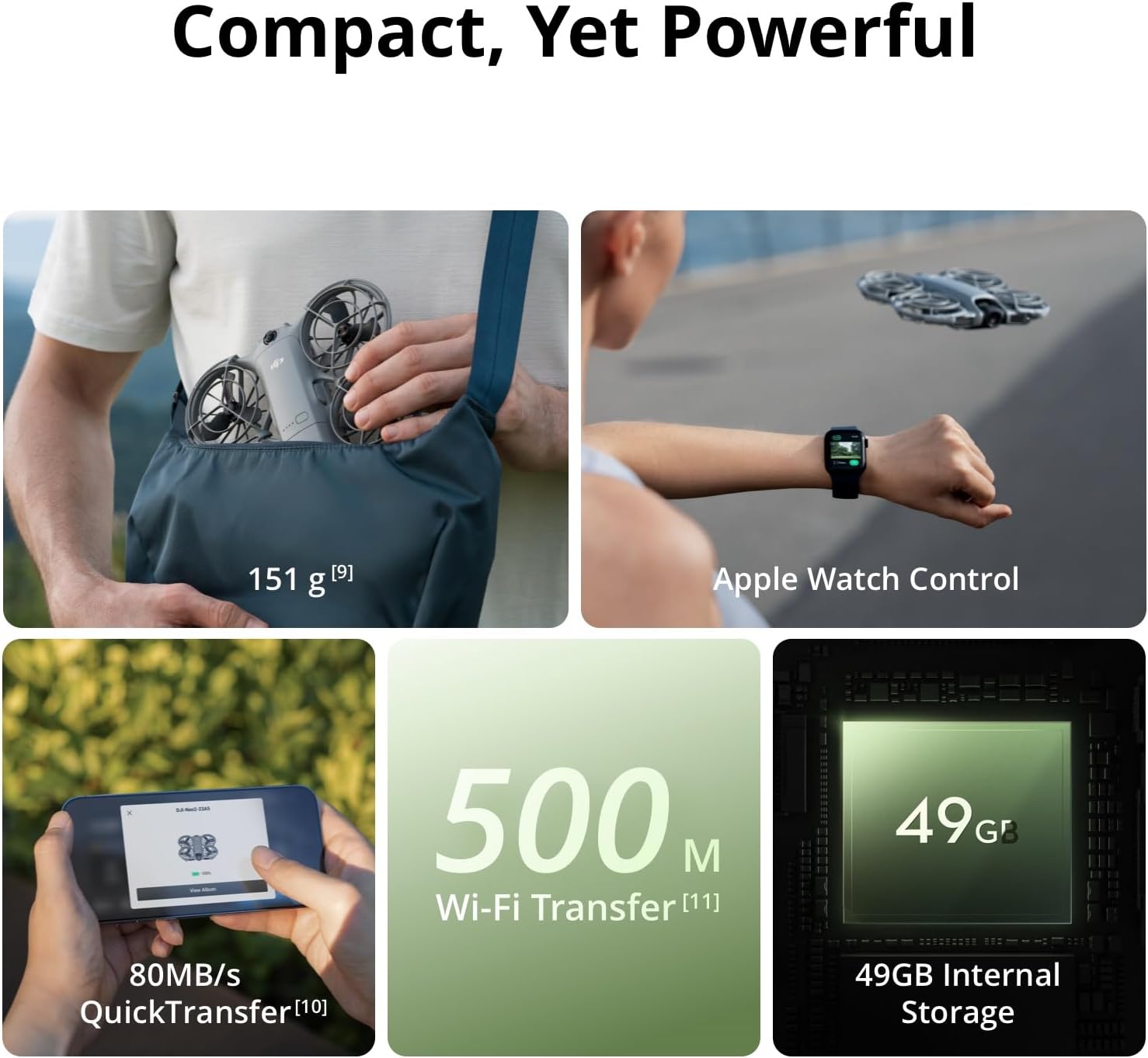 DJI Neo Fly More Combo With DJI RC-N3 – 4K Palm-Sized Camera Drone 4