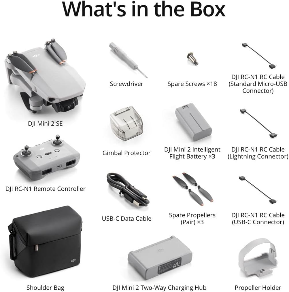 DJI Mini 2 SE Fly More Combo With DJI RC-N1 – 12MP 2.7K Camera Drone 2