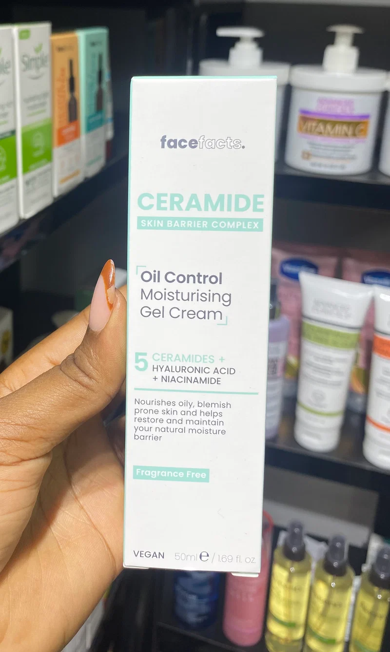 Face Facts Ceramide Oil Control Moisturising Gel Cream – 50ml 2