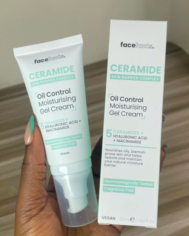 Face Facts Ceramide Oil Control Moisturising Gel Cream – 50ml 3