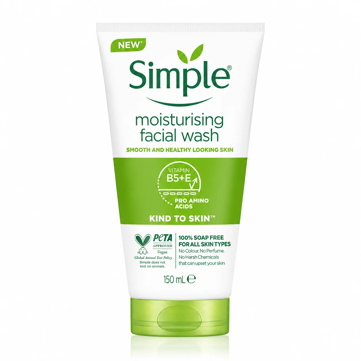 Simple Kind to Skin Moisturising Facial Wash – 150ml 2