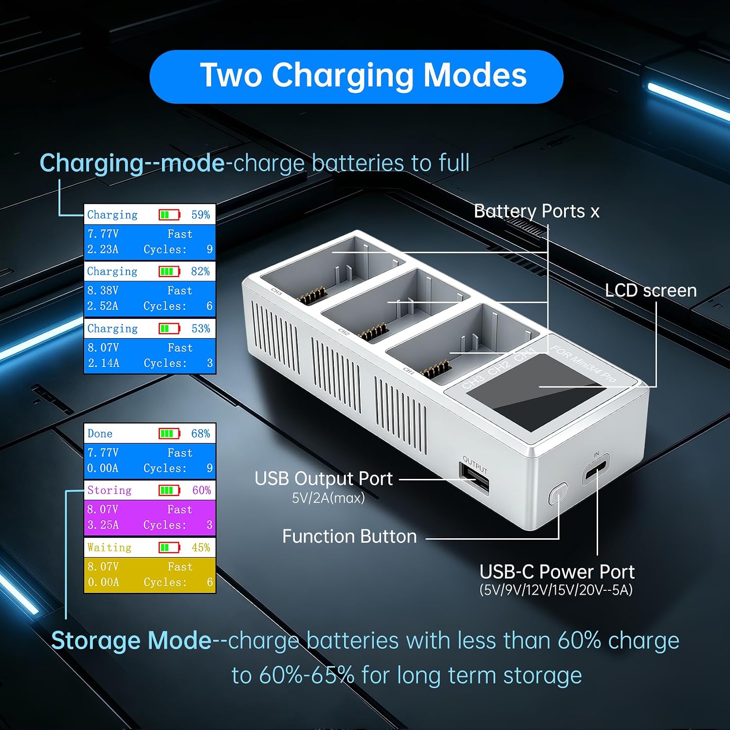 DJI Mini 4 Pro Intelligent Flight Battery – 2590mAh Li-ion Drone Battery 2