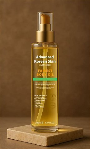 Advanced Korean Skin Fairest Lightening Body Oil – 280ml 3