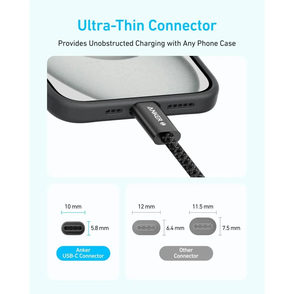 Anker Zolo USB-C to USB-C (Type-C) Braided Cable 3