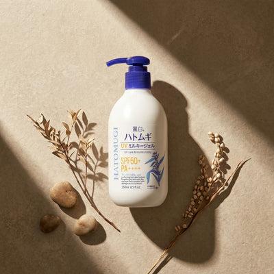 Hatomugi UV Milky Gel Sunscreen SPF50+ PA++++ – 250ml