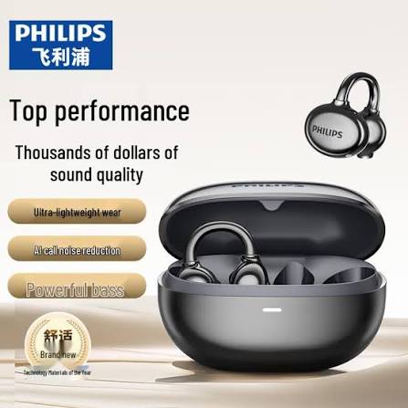 Philips Gold Open-Ear Wireless Earbuds with Charging Case 6