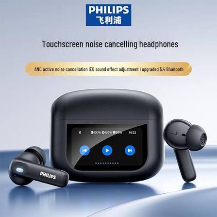 Philips True Wireless Earbuds with Smart Display Charging Case 5