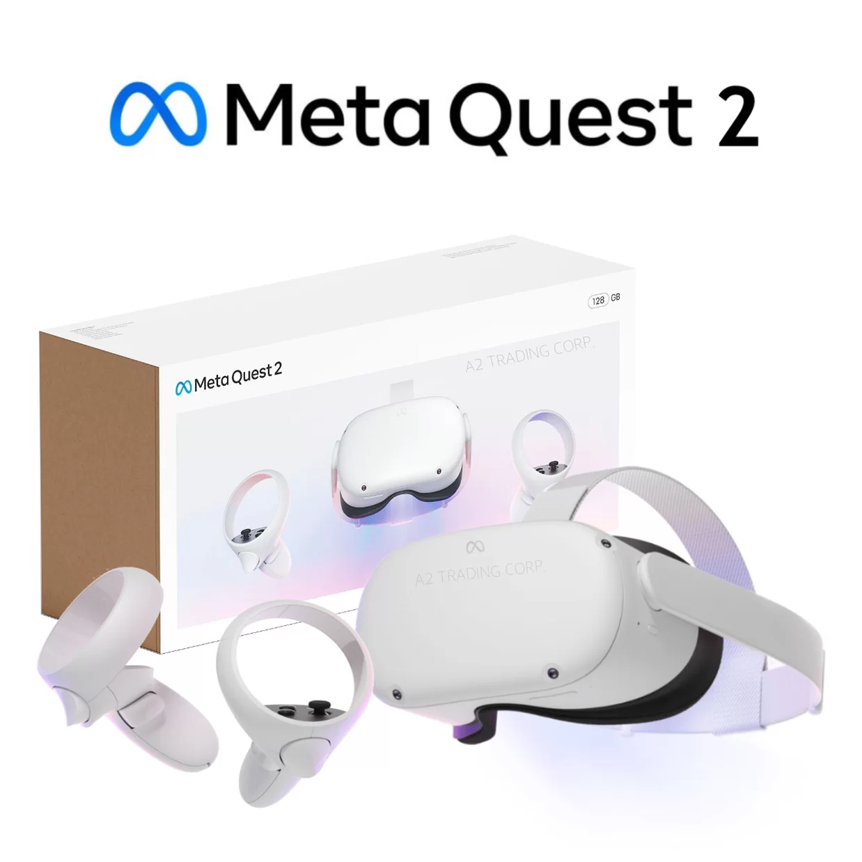 Meta Quest 2 256GB All-in-One Virtual Reality Headset with Touch Controllers 4