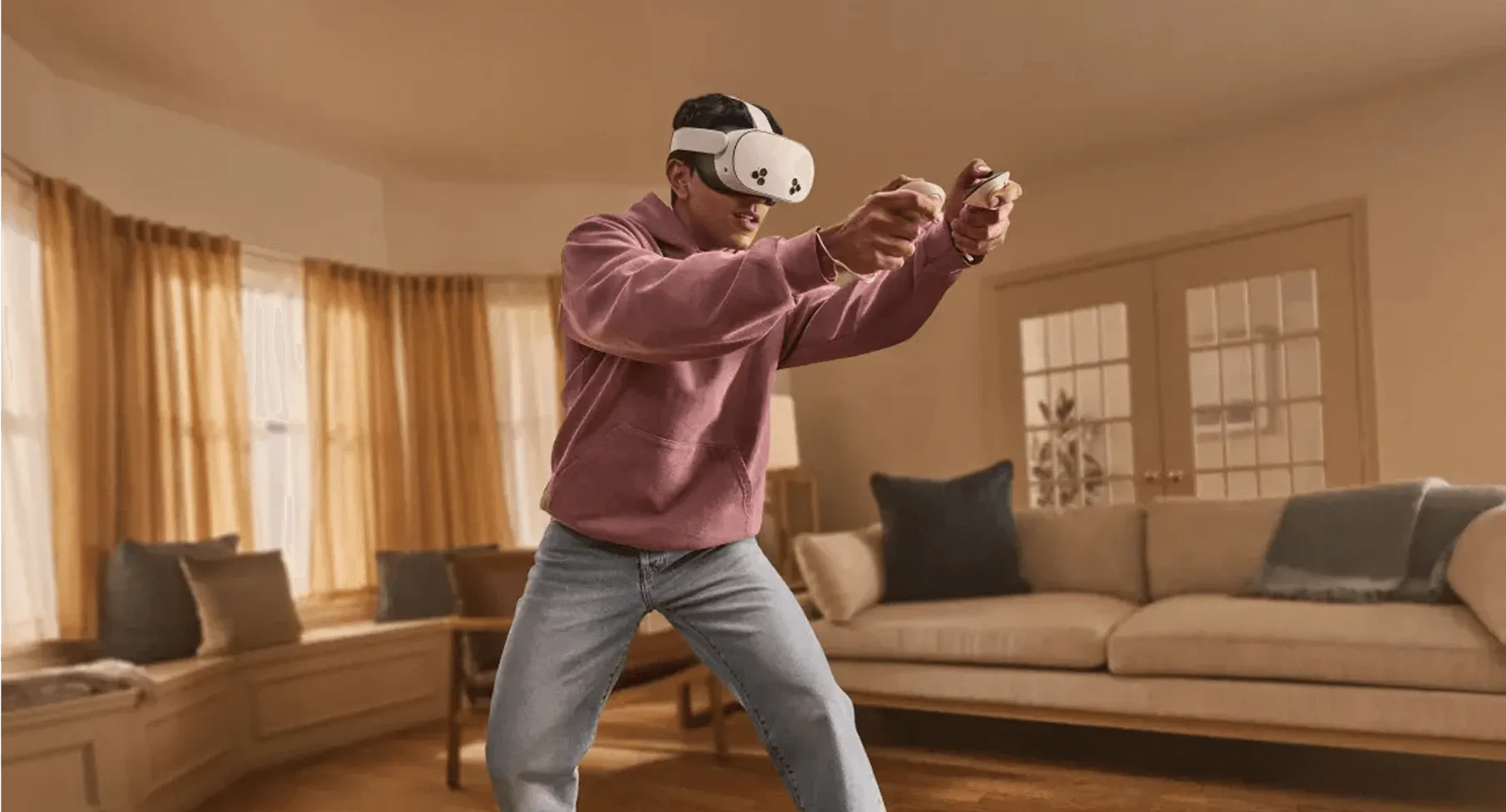 Meta Quest 3S 128GB All-in-One Mixed Reality & VR Headset with Touch Plus Controllers 6