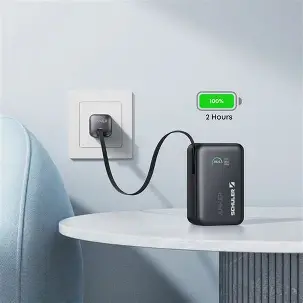 Anker Nano Power Bank (10K, 45W, Built-In Retractable USB-C Cable) – A1638 2