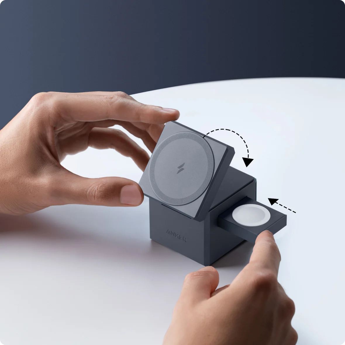 ANKER 3 IN 1 CUBE WITH MAGSAFE 5