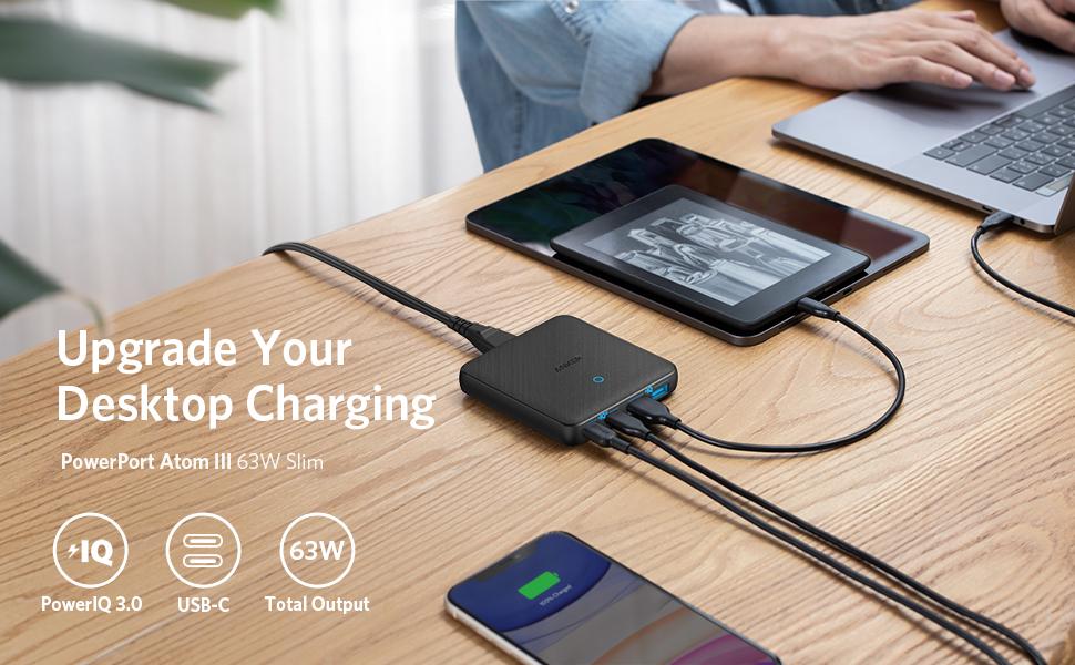 Anker PowerPort Atom III 63W Slim – A2046 3
