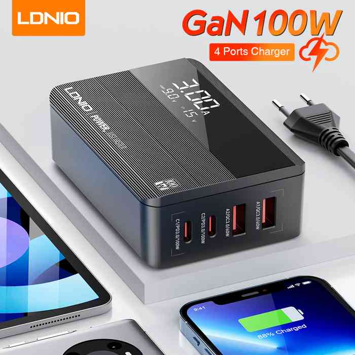 LDNIO 100W GaN Super Fast Charger – A4809C 2