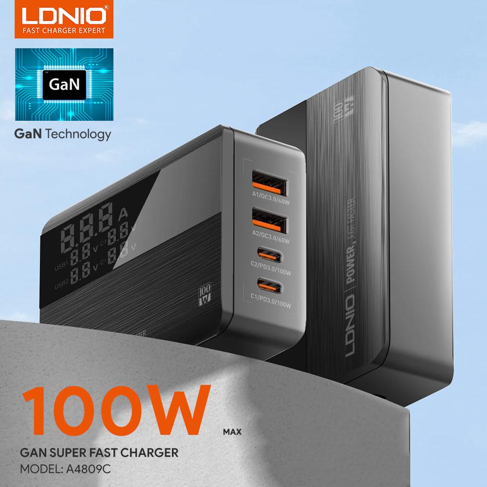 LDNIO 100W GaN Super Fast Charger – A4809C 3