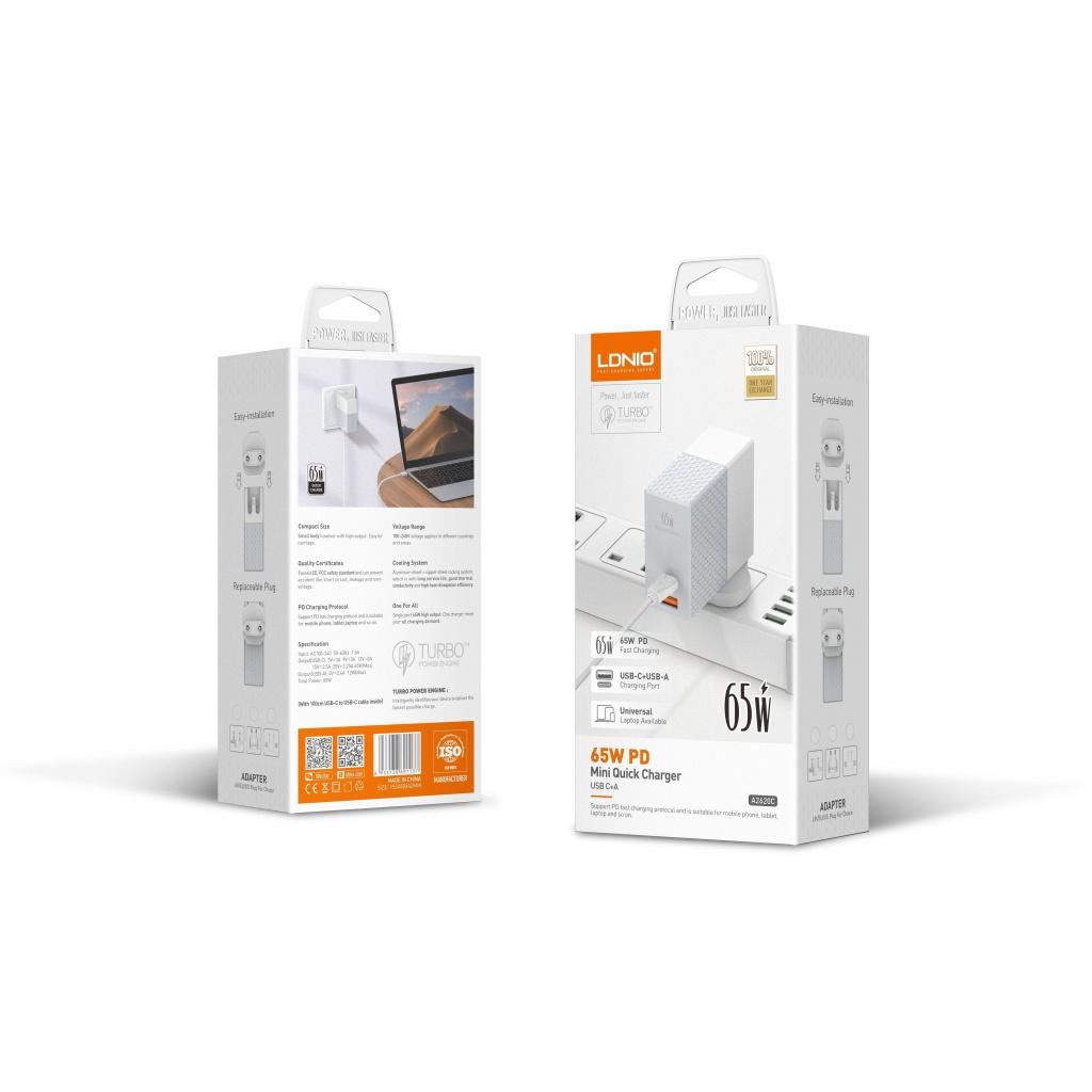 LDNIO 65W Super Fast Wall Charger – A2620C 4