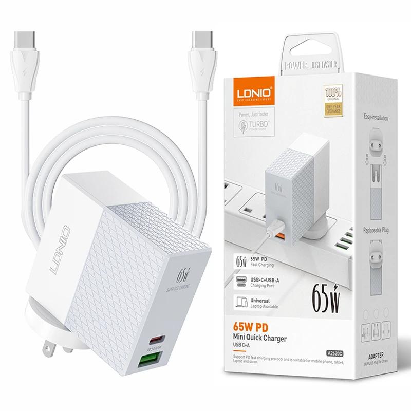 LDNIO 65W Super Fast Wall Charger – A2620C 3
