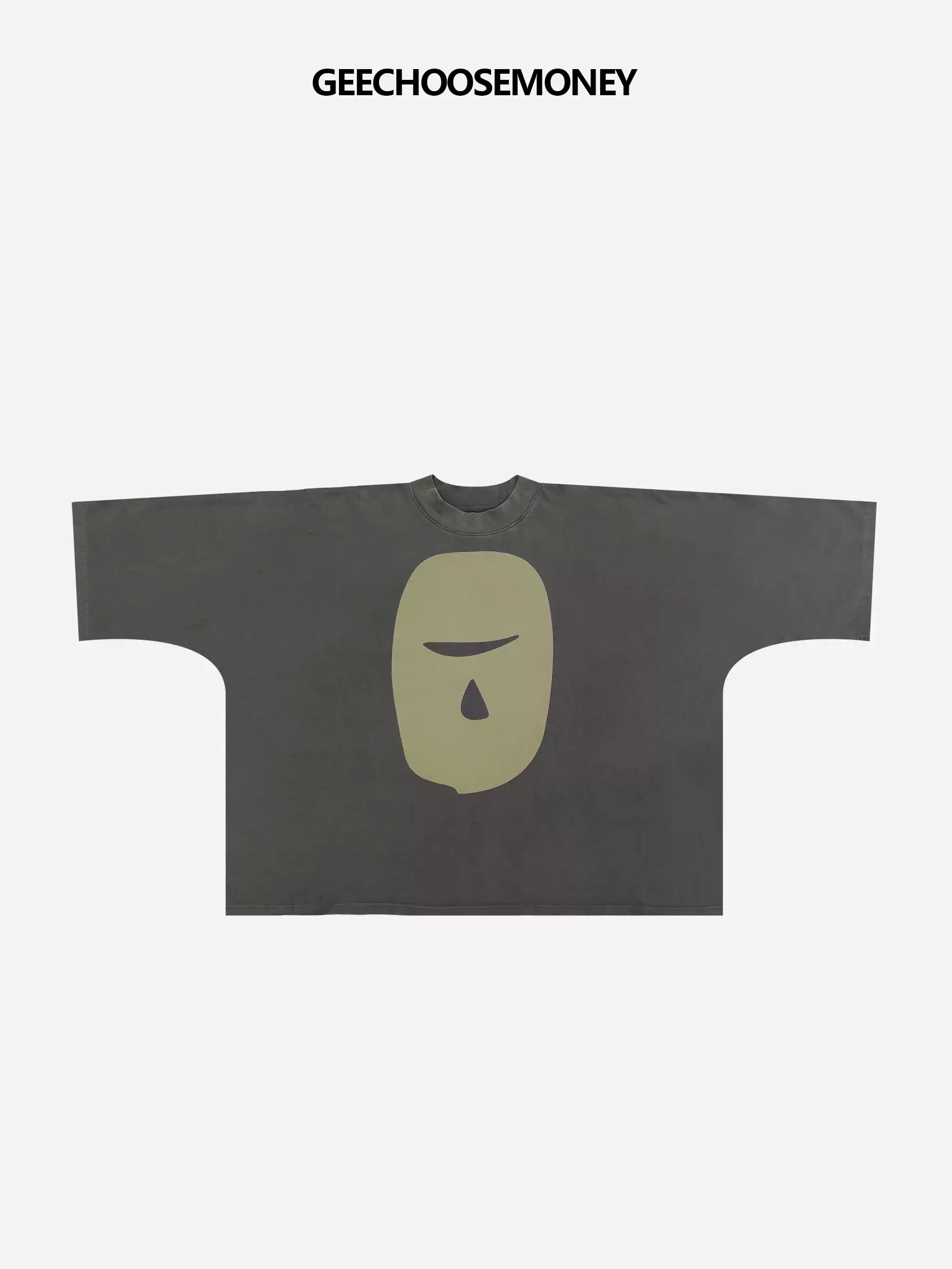 Geechoosemoney Short-Sleeve T-Shirt – "Shadow Master" – One-Piece Cut – Boxy/Cropped Wide Fit – Unisex 5
