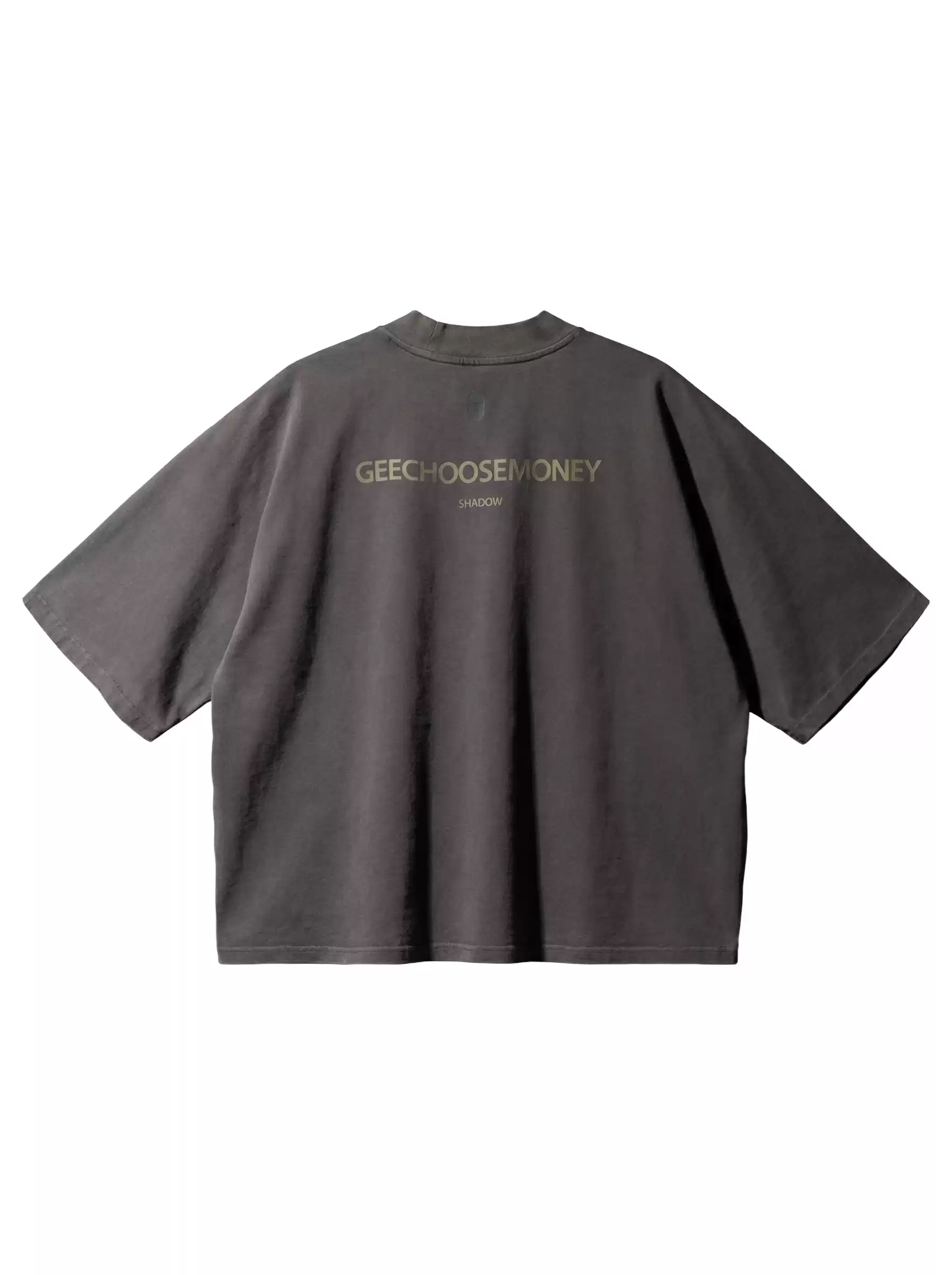 Geechoosemoney Short-Sleeve T-Shirt – "Shadow Master" – One-Piece Cut – Boxy/Cropped Wide Fit – Unisex 4