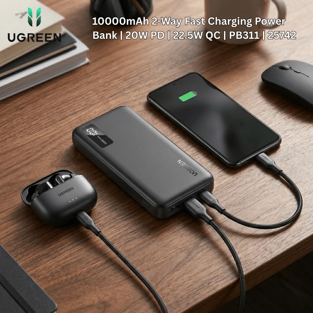UGREEN 10,000mAh 20W Fast Charging Power Bank – PB311 / 25742 3