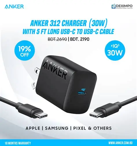 Anker 312 Charger 30W 2