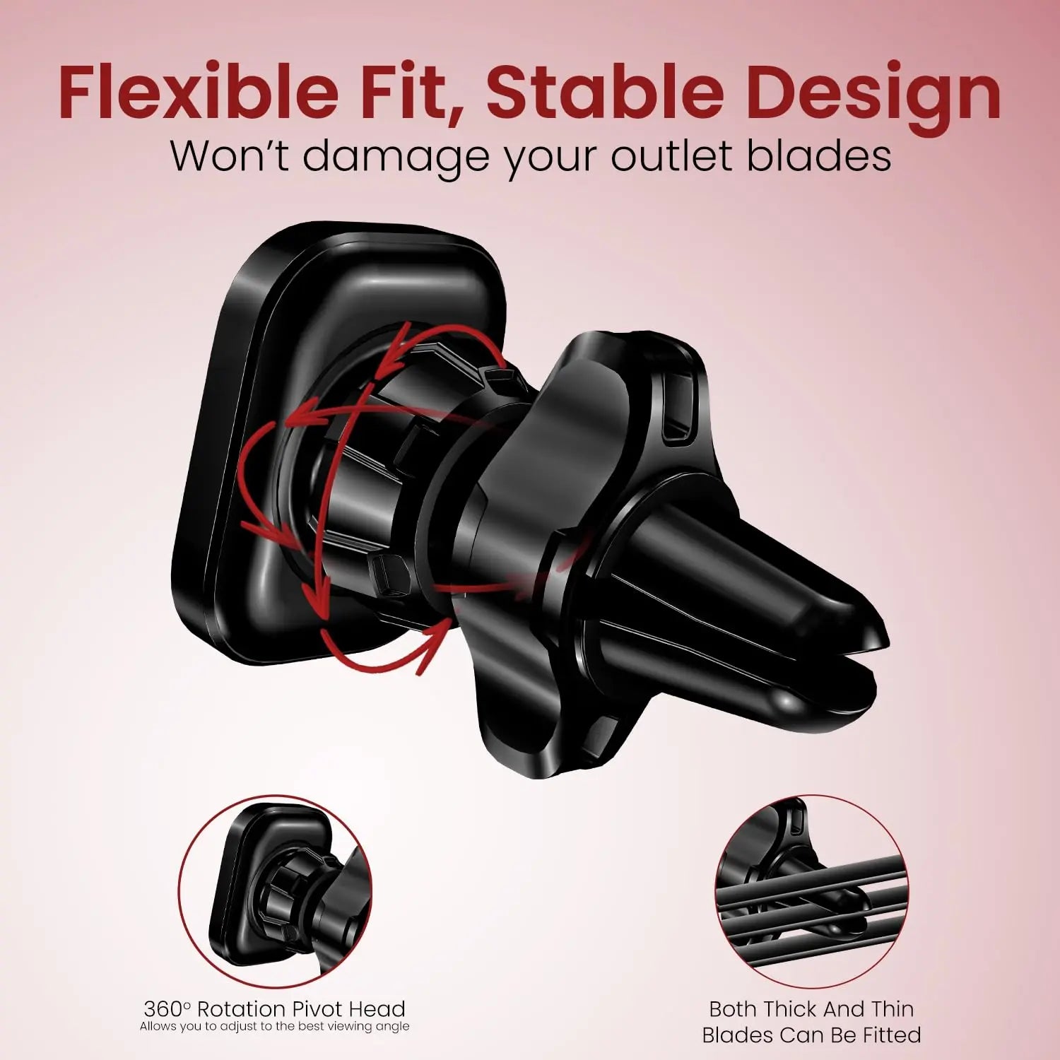 MOXEDO Magnetic Car Mount Phone Holder 3