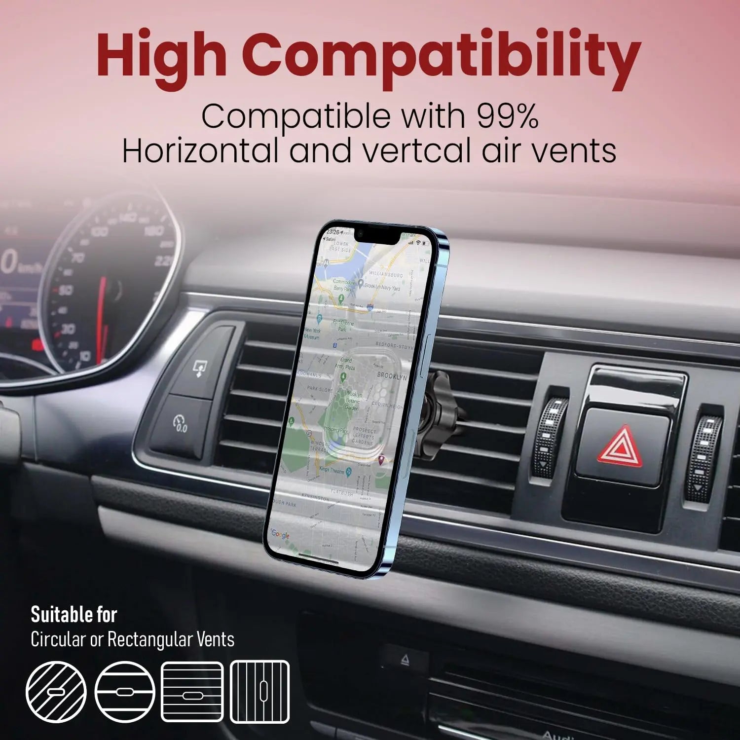 MOXEDO Magnetic Car Mount Phone Holder 4