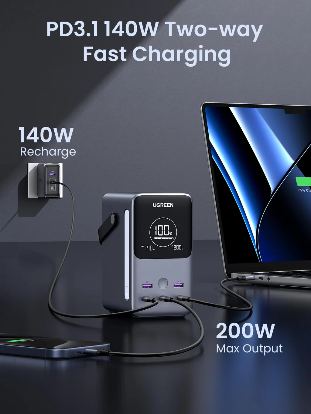 UGREEN 300W POWER BANK 4