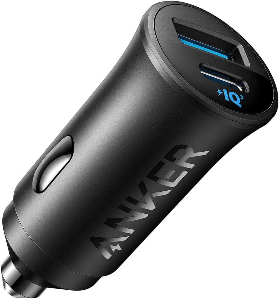 ANKER Ultra-Compact Car Charger 30W, 2-Port with 2 Cables – A2741 5
