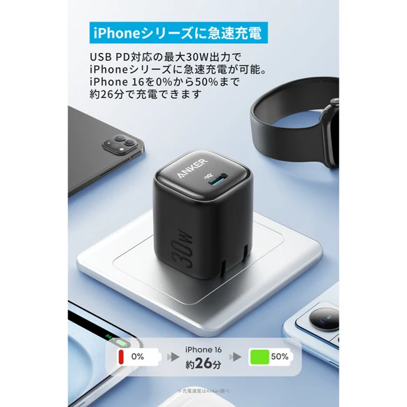 Anker Zolo Charger 30w PD 3.0 2