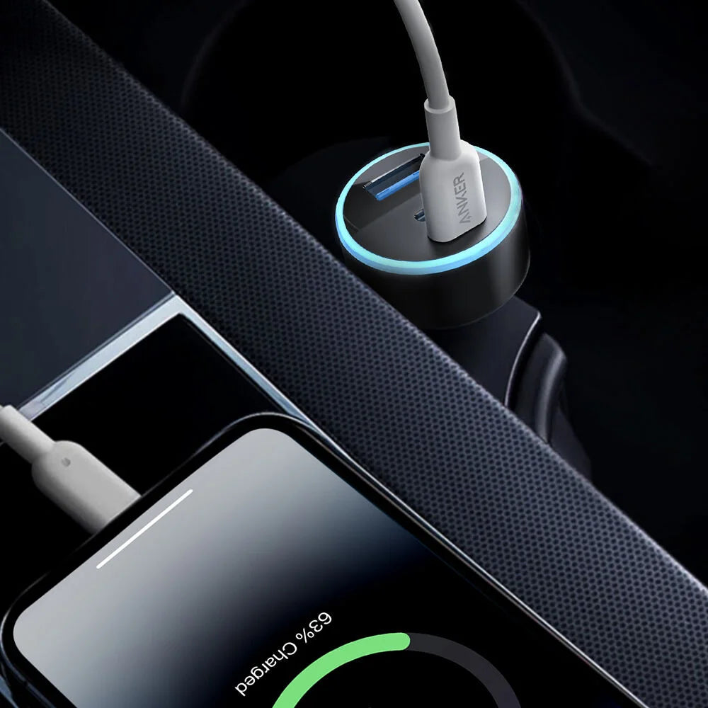 ANKER 67W Powerful Triple-Port Car Charger 2