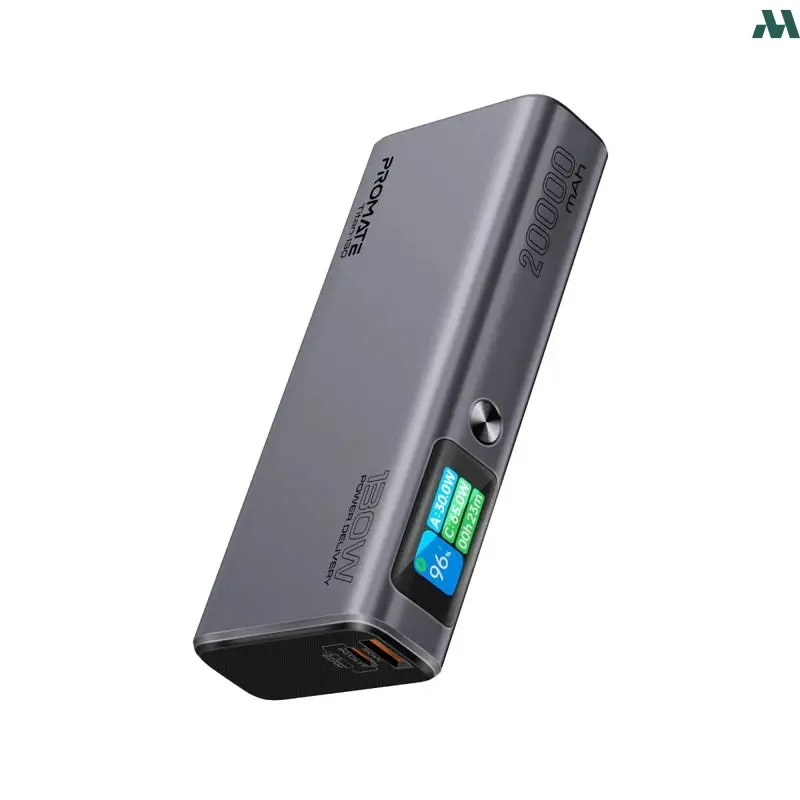 PROMATE Titan-130 Sleek 130W Power Bank – 20,000mAh 4