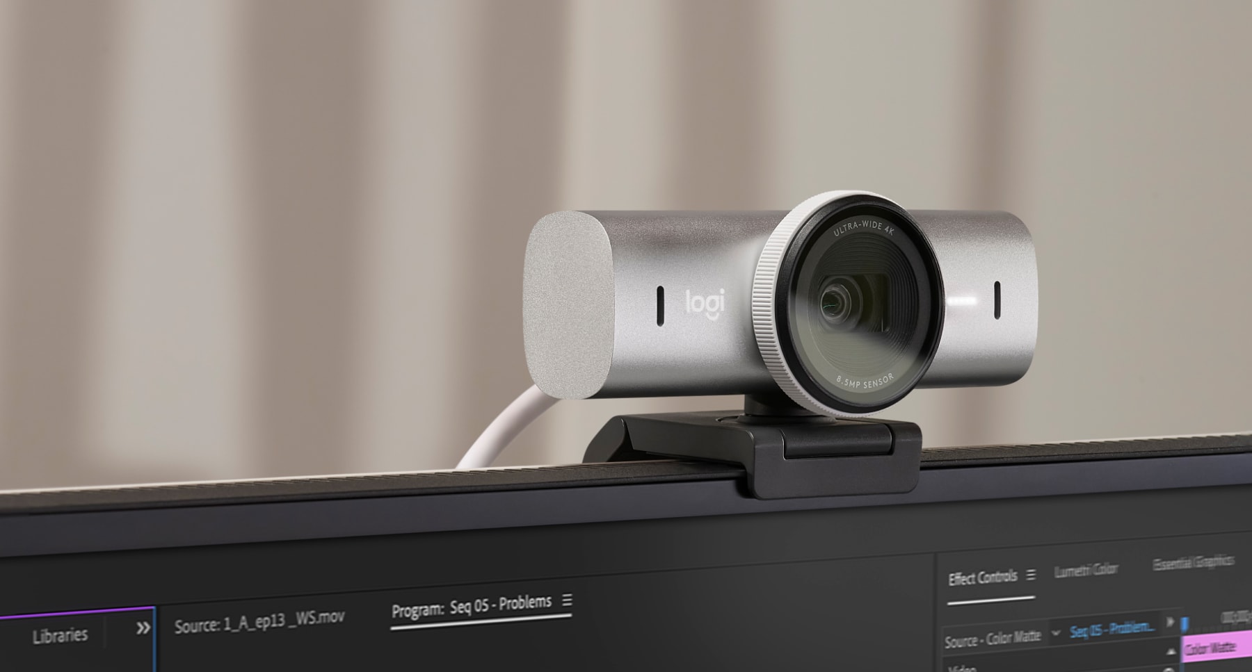 Logitech MX Brio 4K Ultra HD Webcam | HDR & AI Enhancement 2