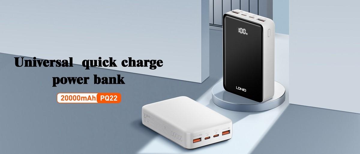 LDNIO Universal Quick Charge 22.5W Power Bank 3