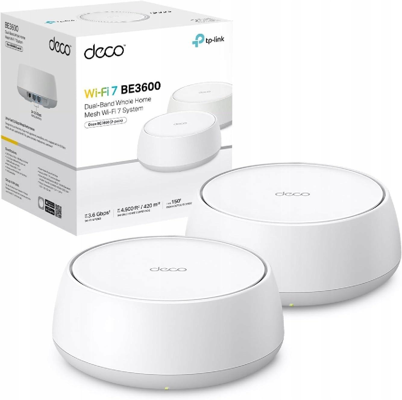 TP-Link Deco BE3600 Wi-Fi 7 Mesh System 2-Pack 2