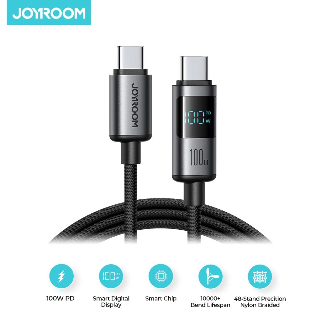 JOYROOM 100WPD DIGITAL DISPLAY TYPE-C TO TYPE-C 4FT 3