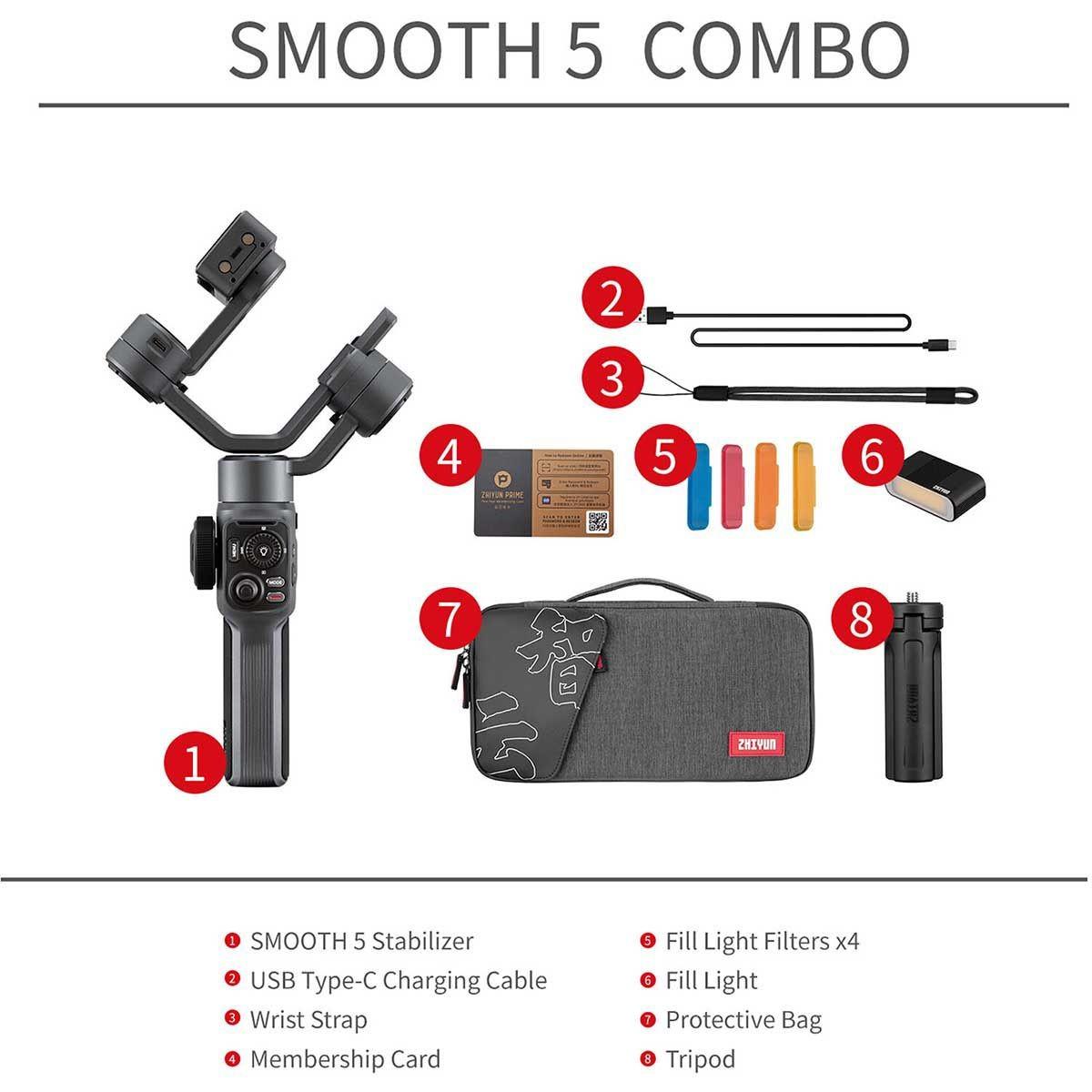 ZHIYUN SMOOTH 5 COMBO 3