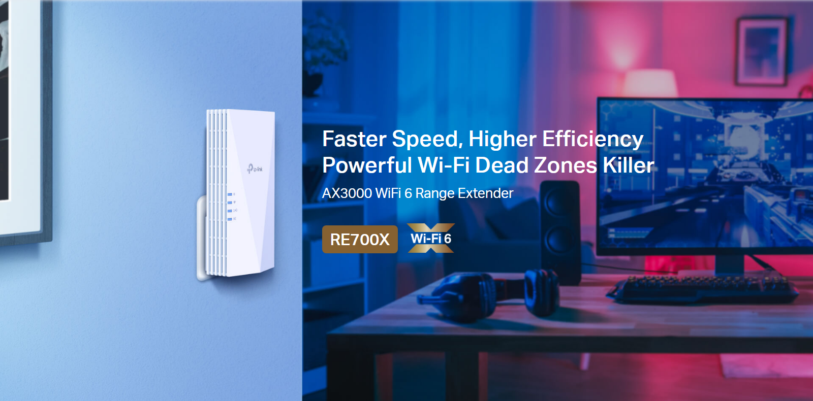 TP-Link RE700X AX3000 Dual-Band Wi-Fi 6 Range Extender 5