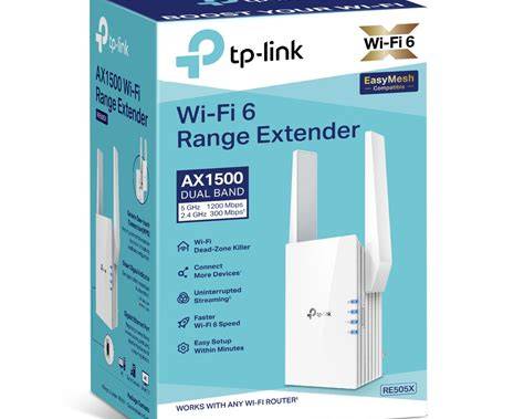 TP-Link RE505X AX1500 Dual-Band Wi-Fi 6 Range Extender 4
