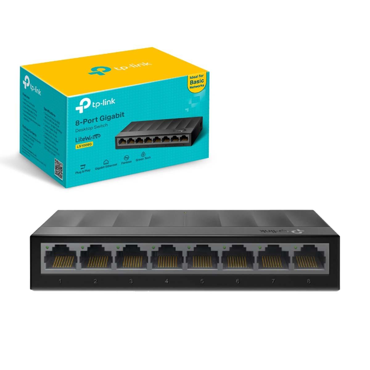 TP-Link LS1008G LiteWave 8-Port Gigabit Desktop Switch 2