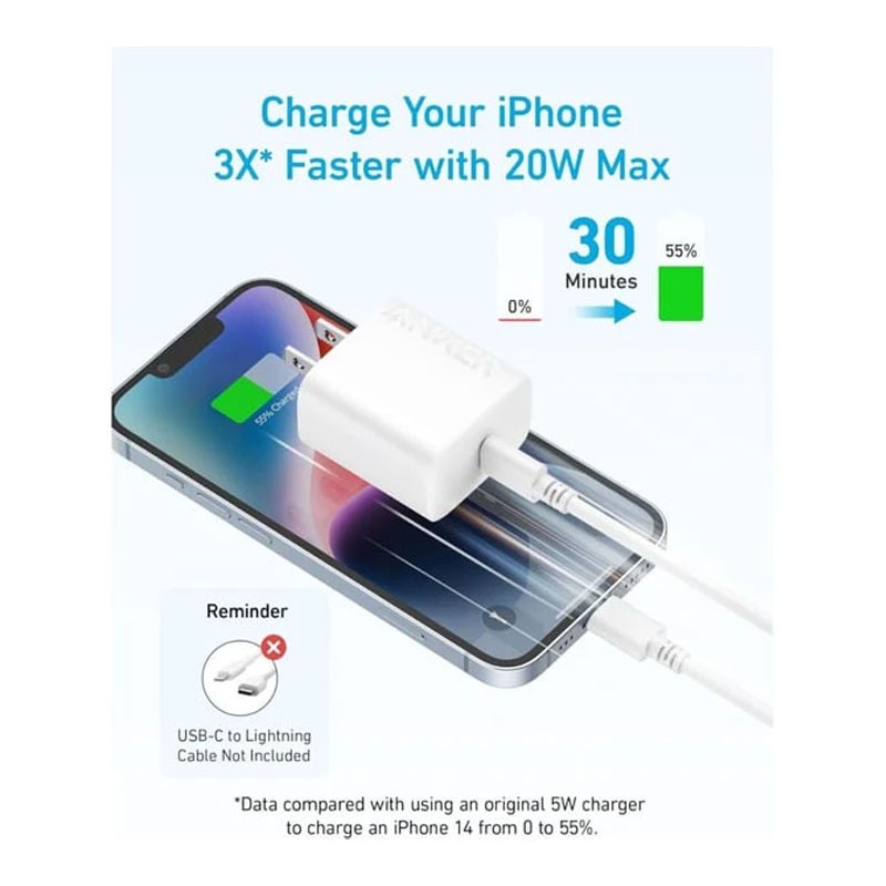 Anker Select Charger 20W With USB-C Cable 2