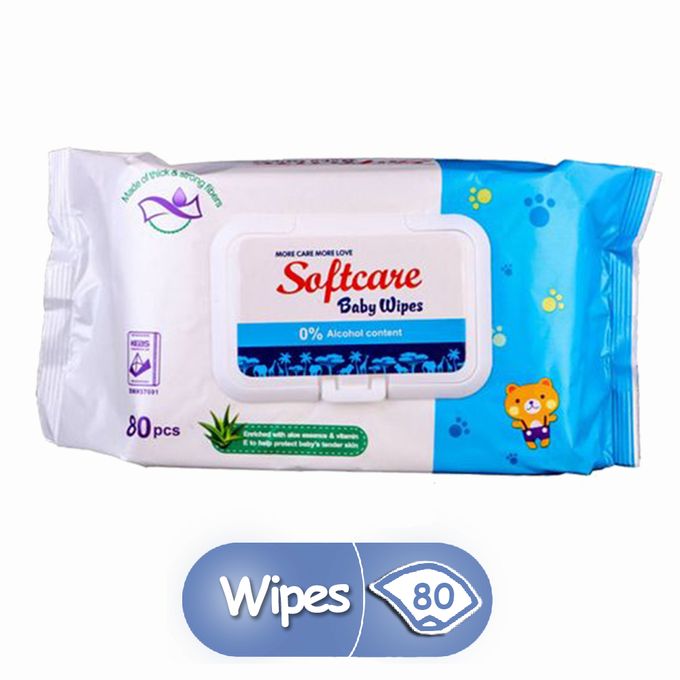 SOFTCARE WET WIPES – 80PCS 3