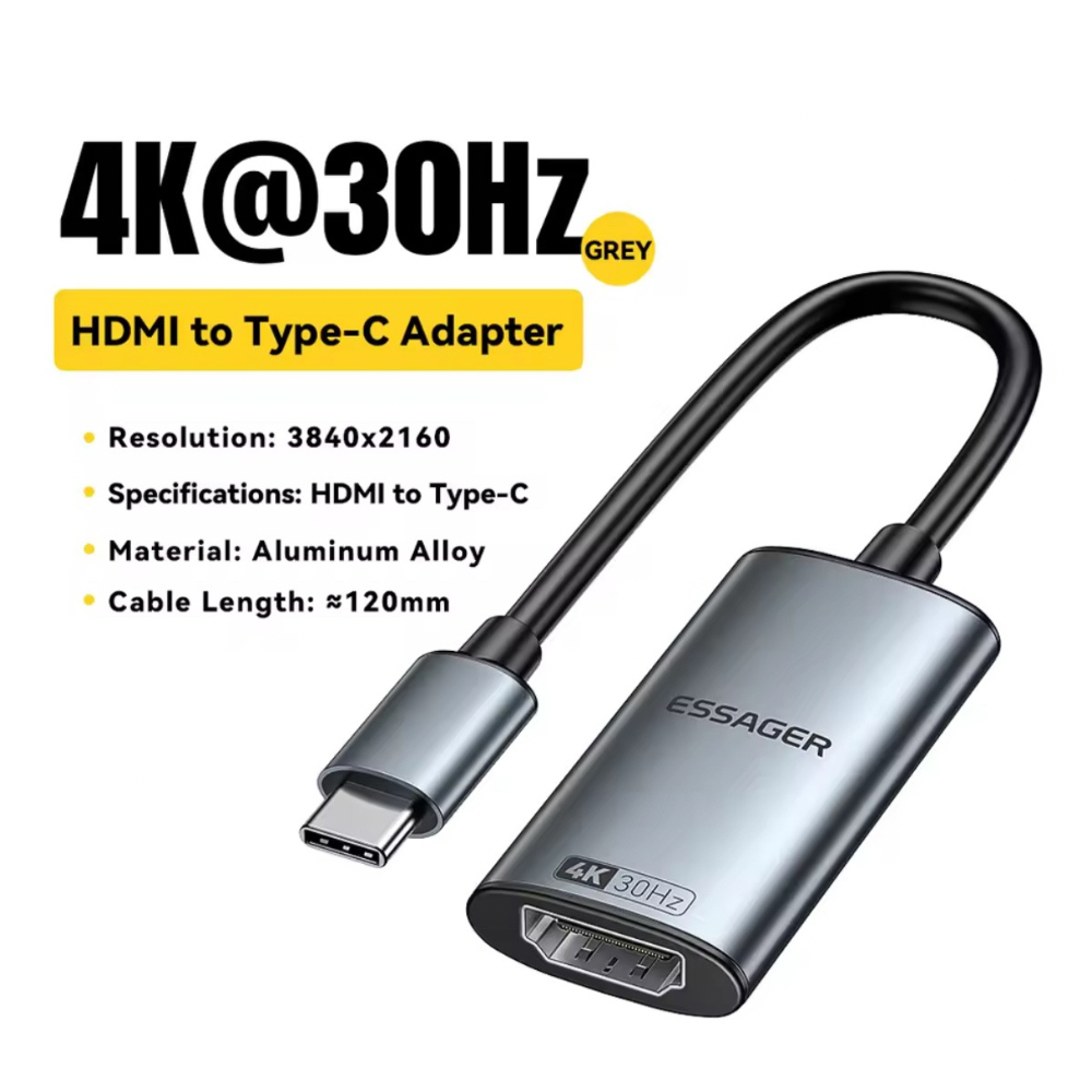 Essager HDMI To Type-C Adapter 2