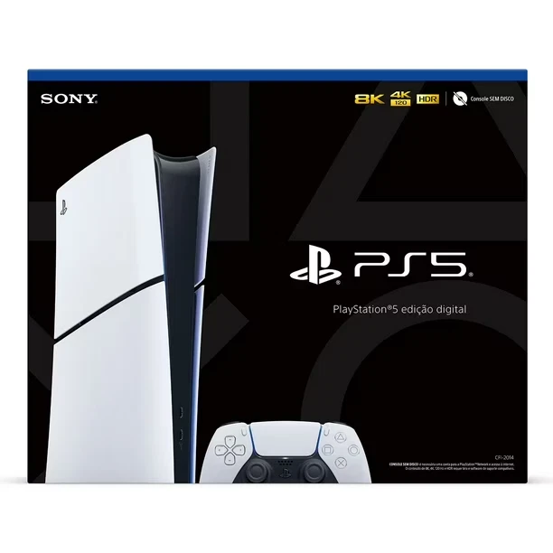 Sony PlayStation 5 Slim Digital Edition Console with DualSense Wireless Controller